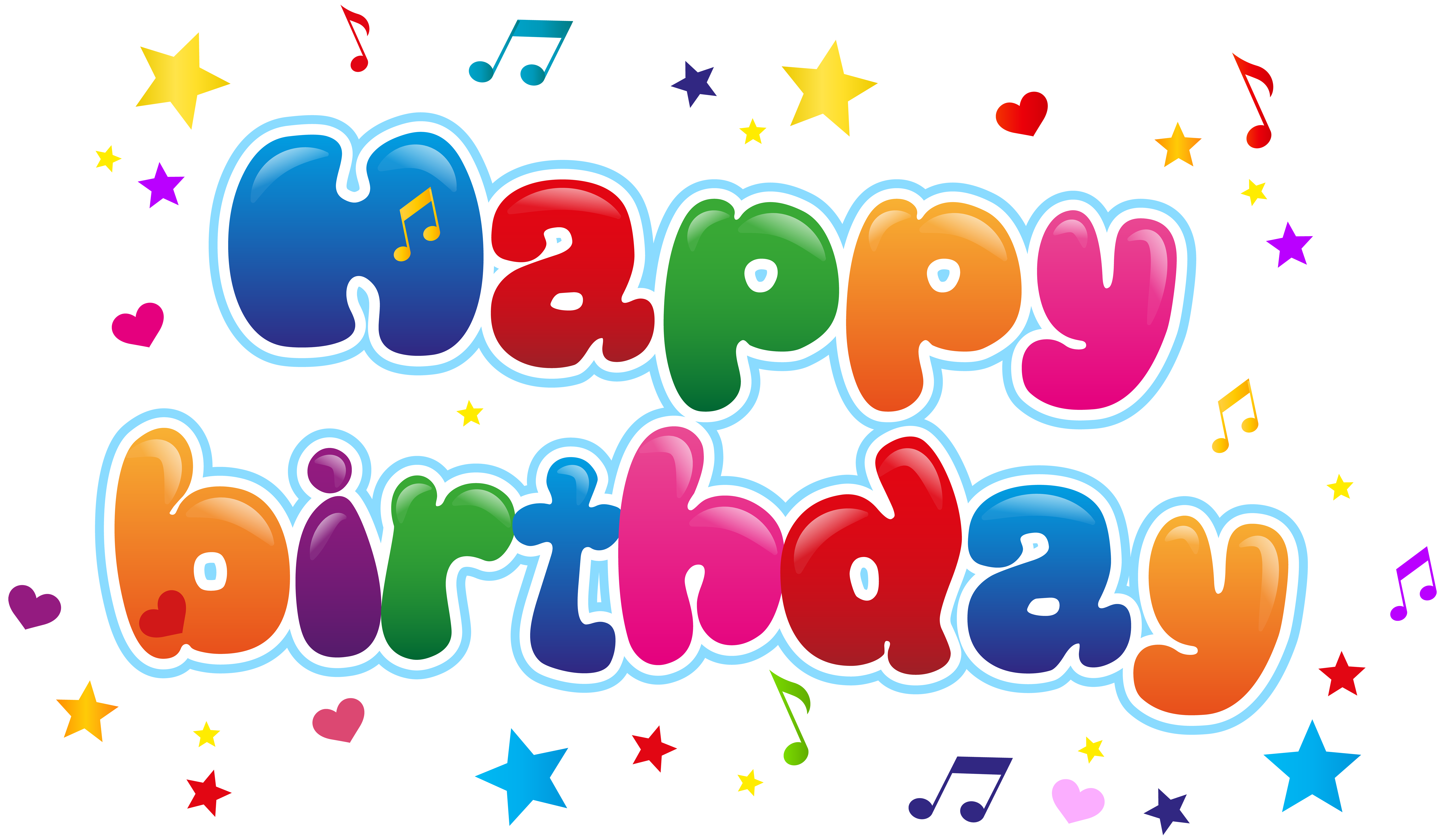 Cute Happy Birthday Png Clip Art Image - Birthday Animated, Transparent background PNG HD thumbnail