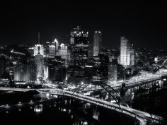 Black And White City Bridge. - Black And White City, Transparent background PNG HD thumbnail