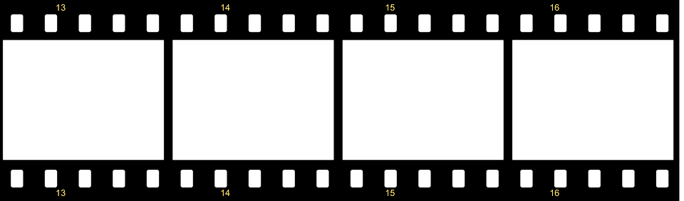 Black And White Film Strip Png - Film Strip Movie Cinema Negatives Black And White, Transparent background PNG HD thumbnail