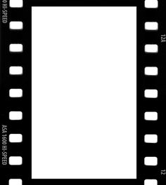 Black And White Film Strip PNG - Film Strip Picture Bor