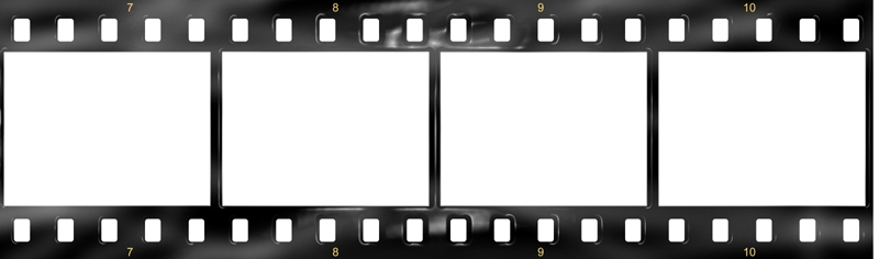 Black And White Film Strip Png - Filmstrip Template, Transparent background PNG HD thumbnail