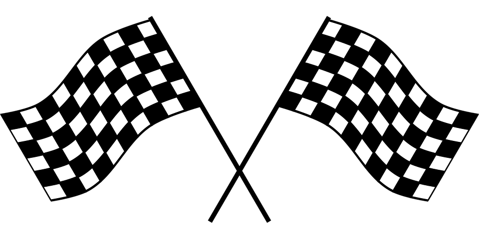 Checker Flag Race Checkered Flag Checkered Win - Black And White Flag, Transparent background PNG HD thumbnail