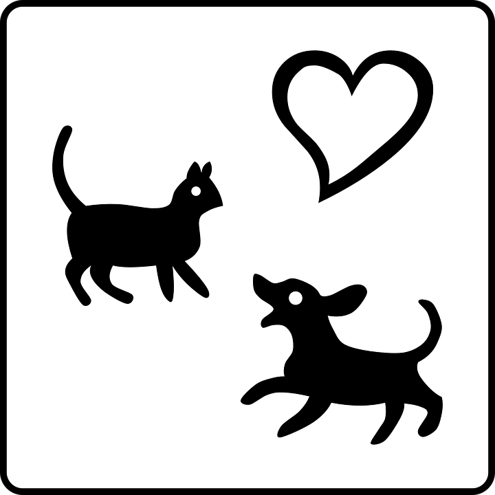 pin Pets clipart black and wh