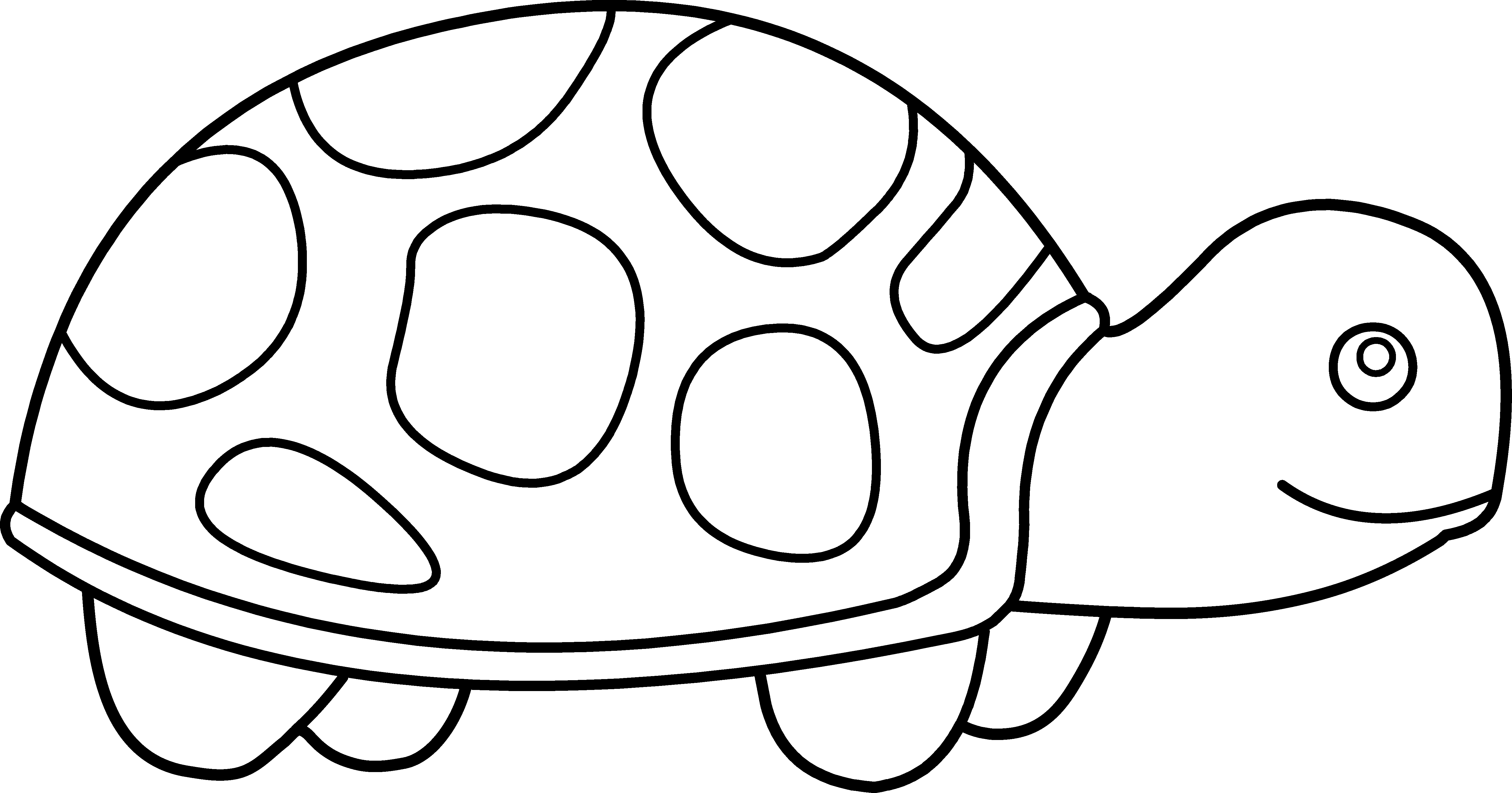 Pin Tortoise Clipart Pet Turtle #6 - Black And White Pets, Transparent background PNG HD thumbnail