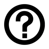 Black And White Question Mark PNG - Aiga No Bg,sign,symbol