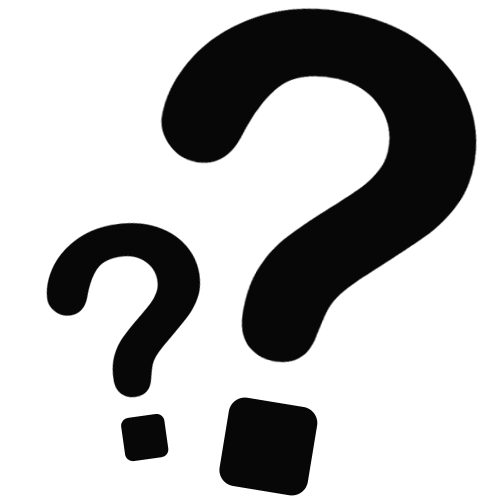 Black And White Question Mark PNG - Double Question Mark