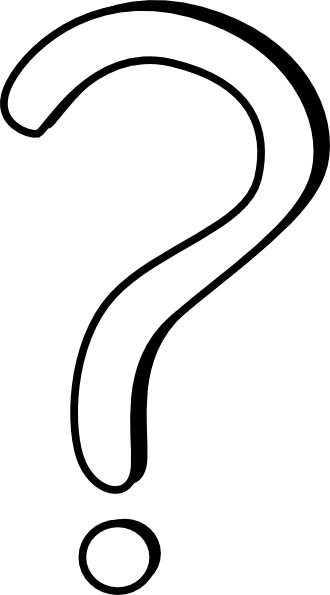 Black And White Question Mark Png - Download This Image As:, Transparent background PNG HD thumbnail