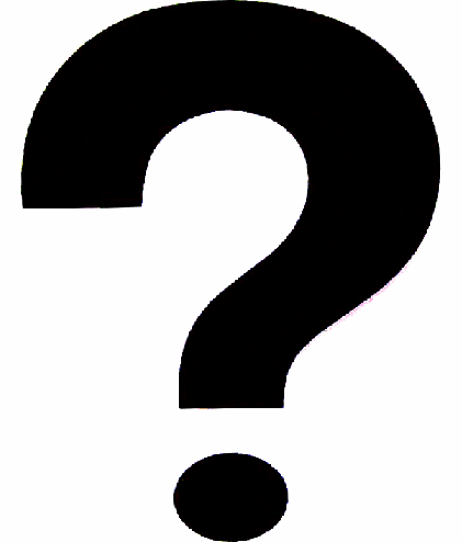Black And White Question Mark Png - Question Mark Black White 0.png, Transparent background PNG HD thumbnail