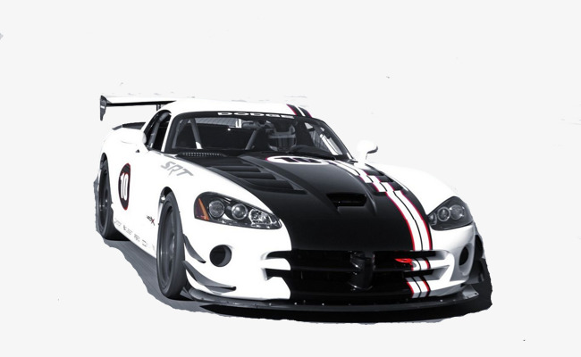 Black And White Race Car PNG - Black And White Car, R
