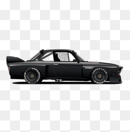 Black Sports Car, Retro Car, Black Sports Car, Racing Car Png Image - Black And White Race Car, Transparent background PNG HD thumbnail