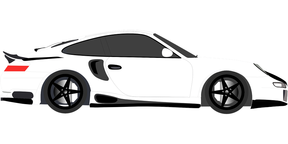 Black And White Race Car PNG - Race Car Nascar Speed 