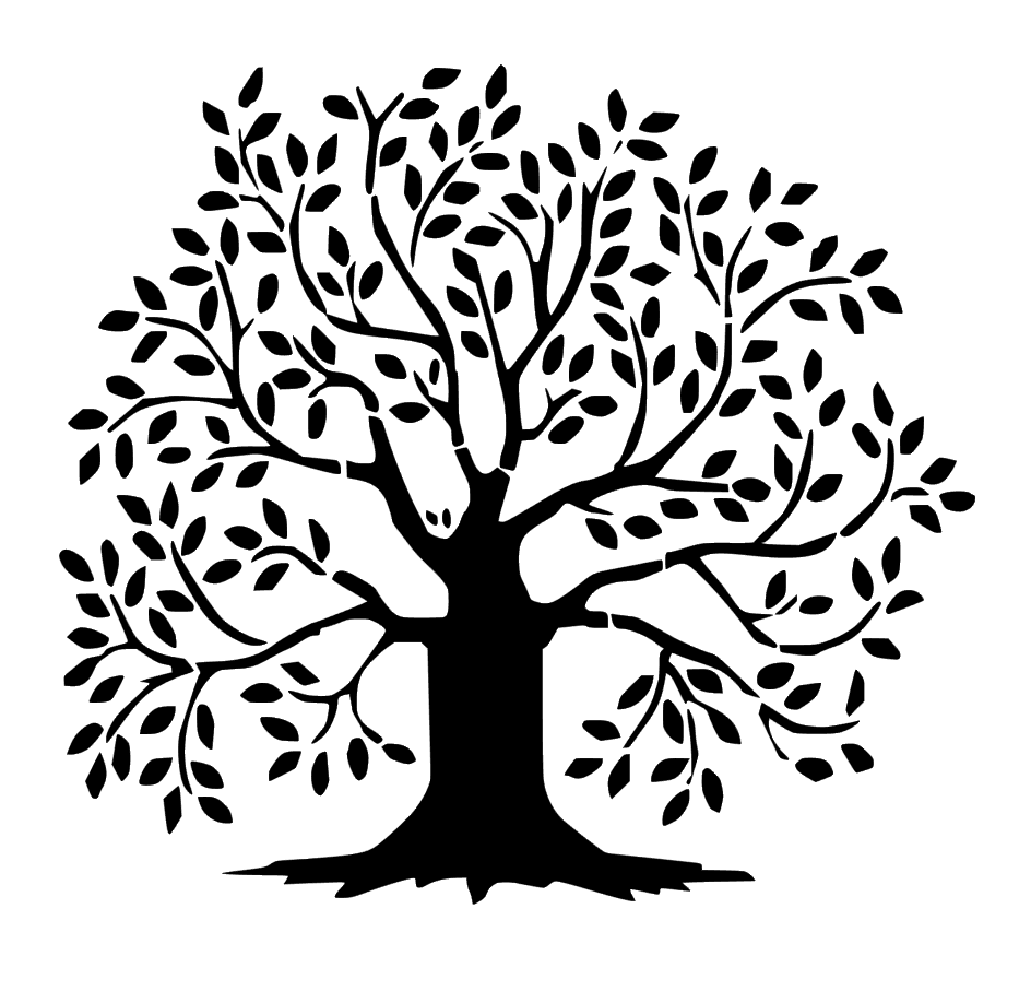 Tree Of Life - Black And White Tree Of Life, Transparent background PNG HD thumbnail