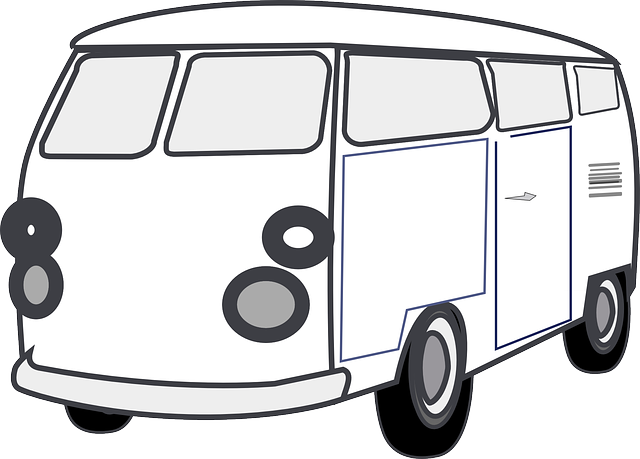 Black And White Van PNG--640, Black And White Van PNG - Free PNG