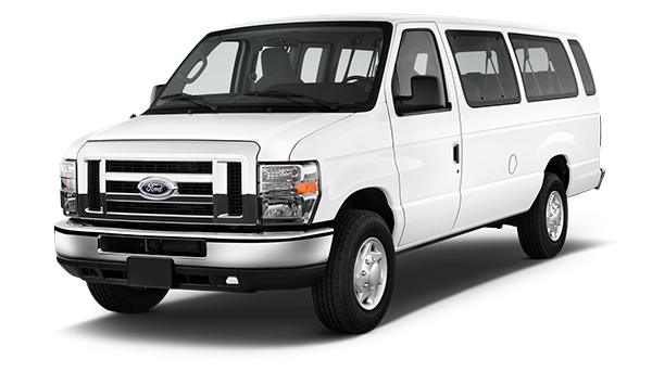 White Forward Seating Chevy Express Van - Black And White Van, Transparent background PNG HD thumbnail