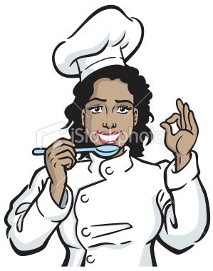 Black Female Chef Clipart #1 - Black Female Chef, Transparent background PNG HD thumbnail