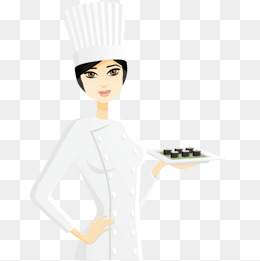 Black Female Chef Png - Female Chef, Chef, Sushi, Food Png And Vector, Transparent background PNG HD thumbnail