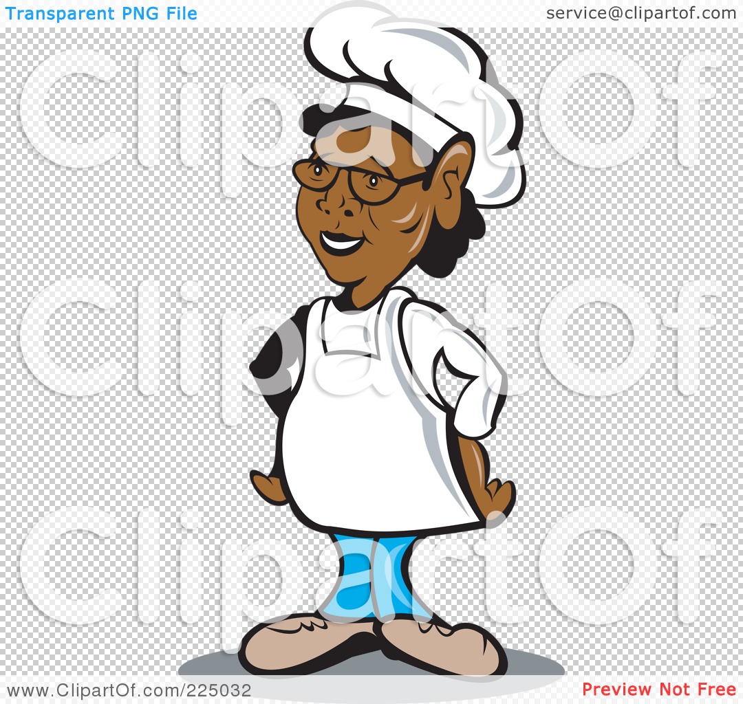 Black Female Chef Png - Png File Has A Transparent Background., Transparent background PNG HD thumbnail
