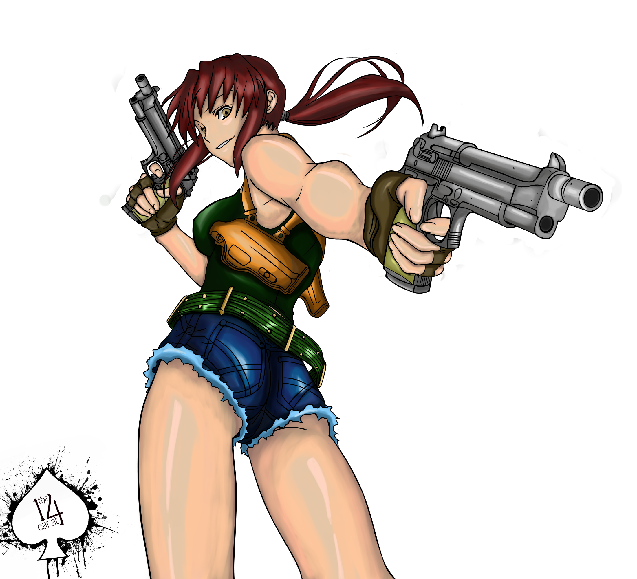 Ohaiangelmarie 6 3 Revy {Black Lagoon} By The14Carat - Black Lagoon, Transparent background PNG HD thumbnail