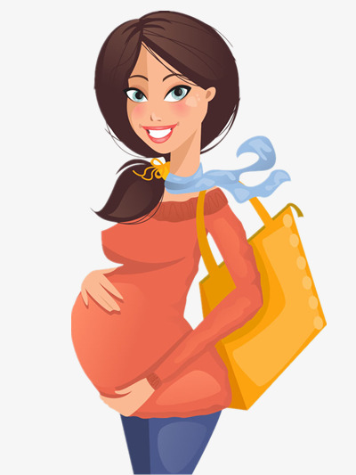 An Expectant Mother, Scarves, Studio Package, Black Png Image And Clipart - Black Mom, Transparent background PNG HD thumbnail