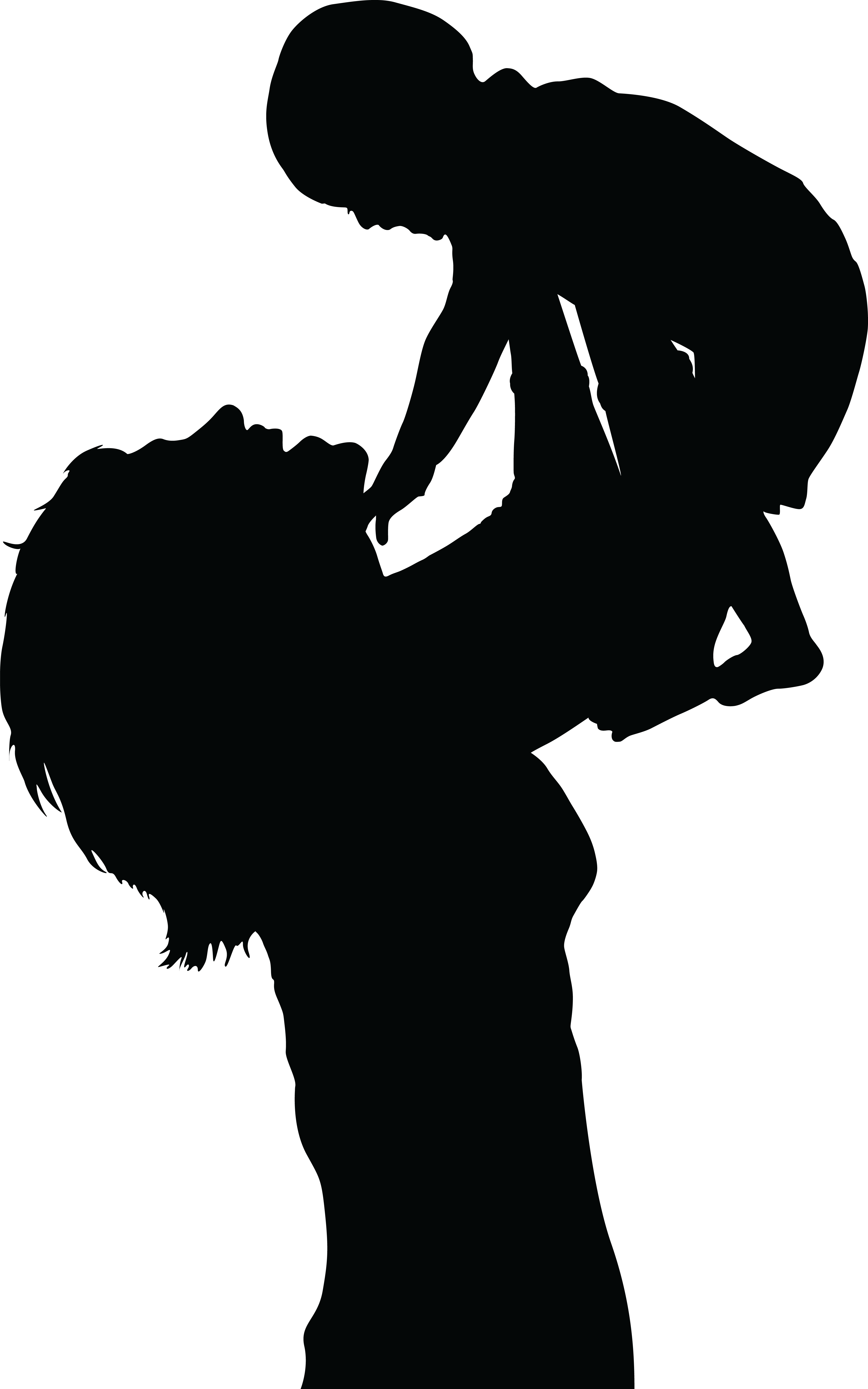 Free Clipart Of A Silhouetted Mom Lifting Up Her Baby #0001393 . - Black Mom, Transparent background PNG HD thumbnail