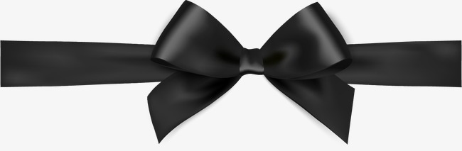 Black Ribbon Bow PNG-PlusPNG.
