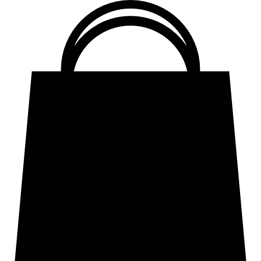 Shopping Bag Free Icon - Black Shopping Bags, Transparent background PNG HD thumbnail