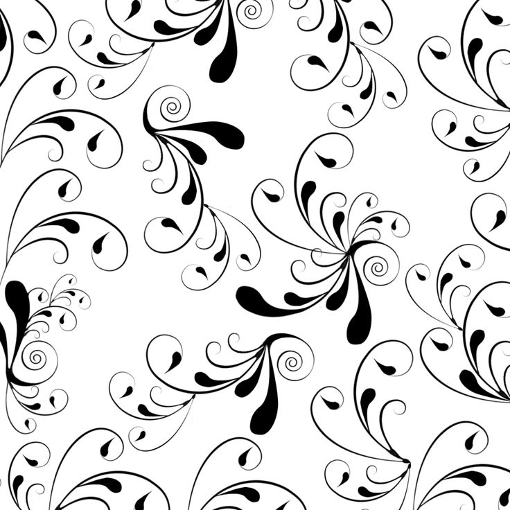 Swirl Cute Flower Png | Black Swirl Backgrounds, Wallpaper, Black . - Black Swirls, Transparent background PNG HD thumbnail