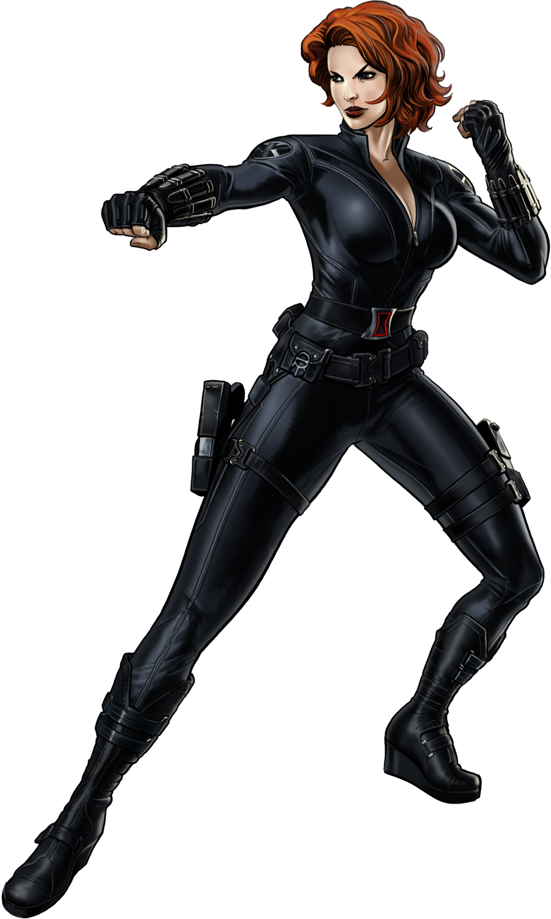 Black Widow B Portrait Art.png - Black Widow, Transparent background PNG HD thumbnail