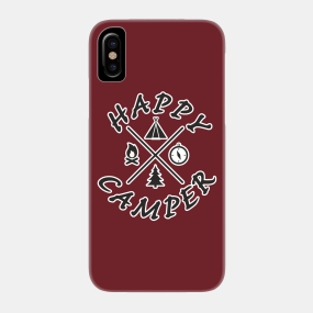 Main Tag Happy Camper Phone Case - Blank Camp Sign, Transparent background PNG HD thumbnail