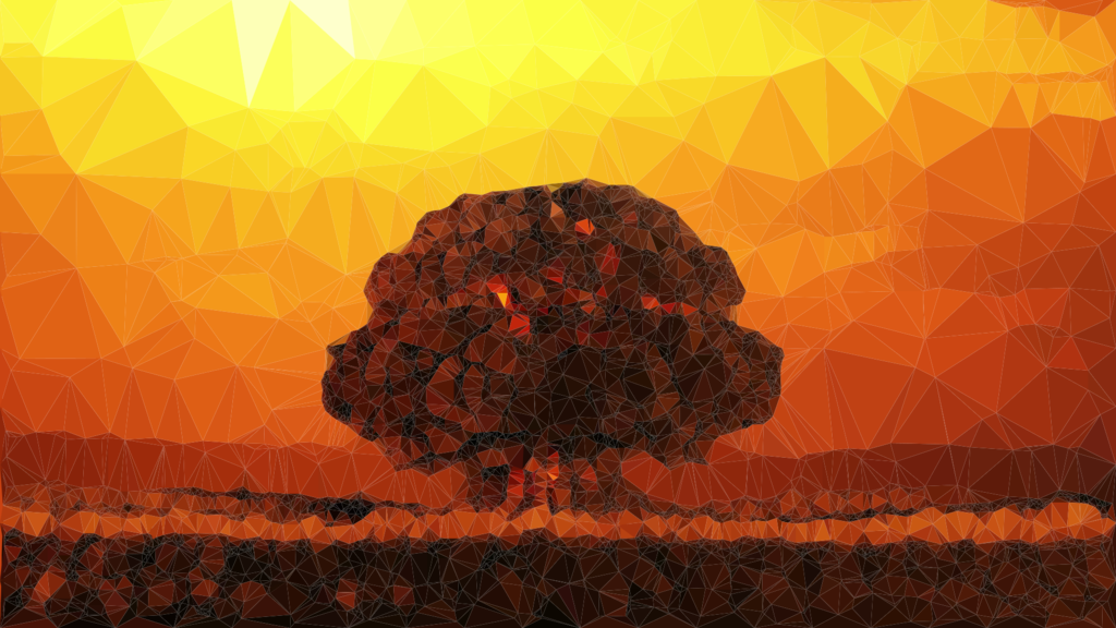 Low Poly Nuclear Blast Wallpaper Hd By Dimongr Hdpng.com  - Blast, Transparent background PNG HD thumbnail
