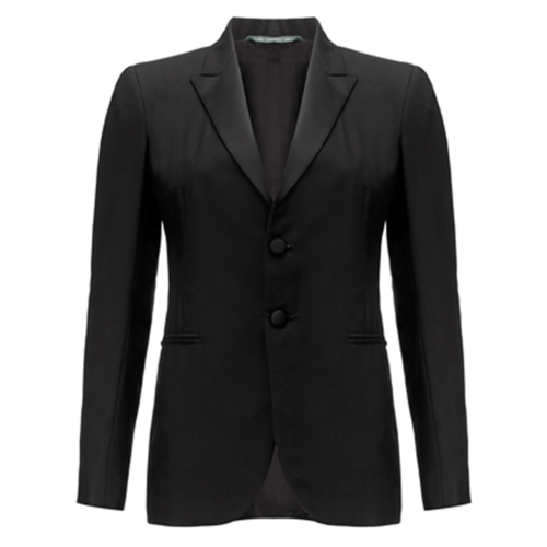 Black Wool Blazer $1,325 - Blazer, Transparent background PNG HD thumbnail