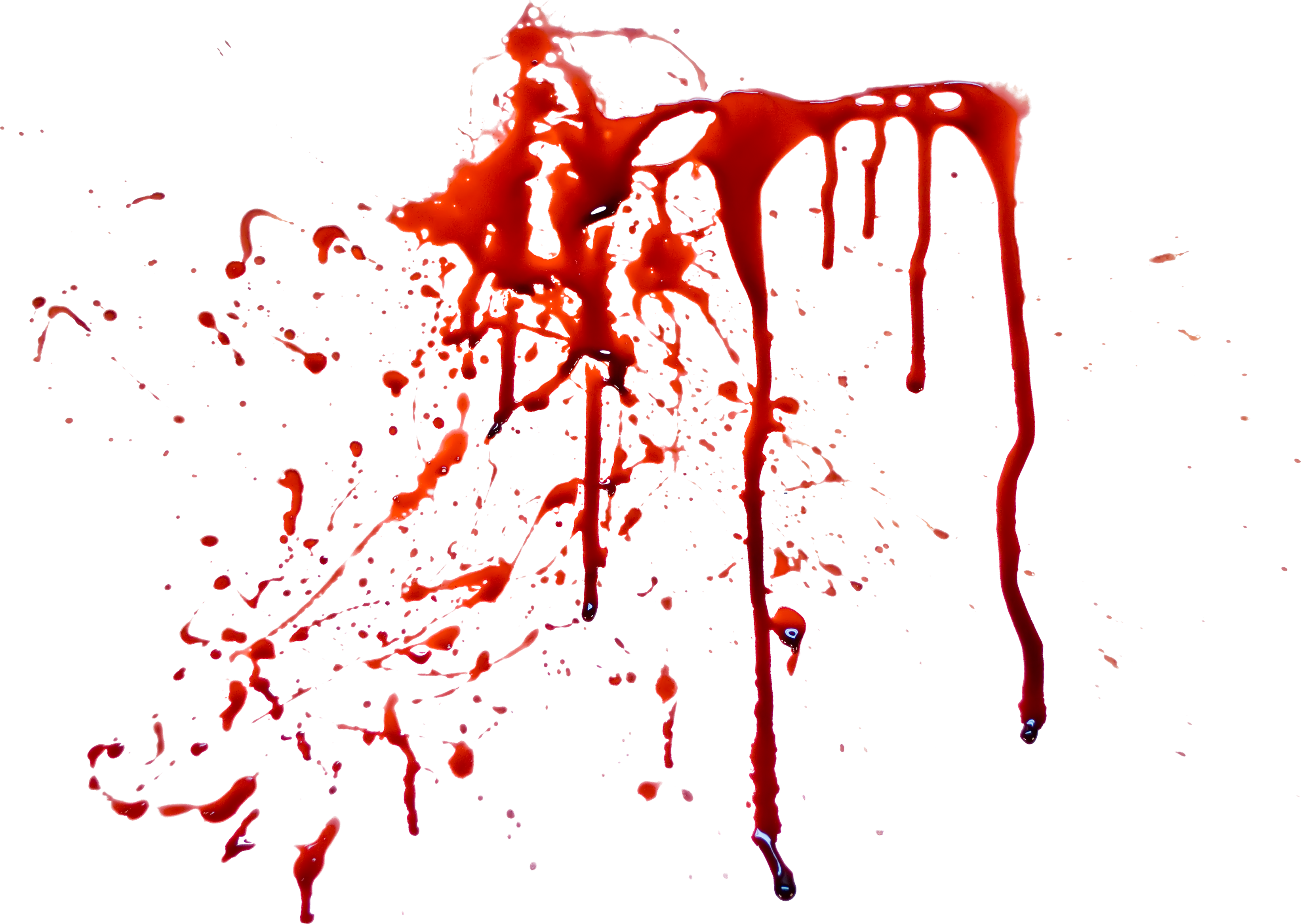Blood Streaks On A Wall - Blood, Transparent background PNG HD thumbnail