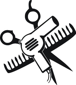 Blow Dryer And Scissors Png - Amazon Pluspng.com Scissors And Comb And, Transparent background PNG HD thumbnail