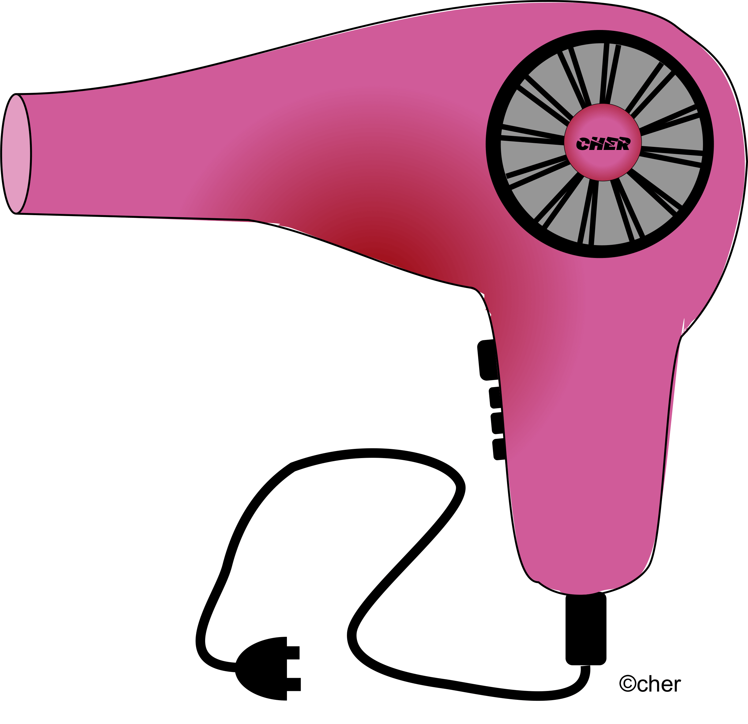 Blow Dryer And Scissors Png - Hair Dryer Clipart, Transparent background PNG HD thumbnail