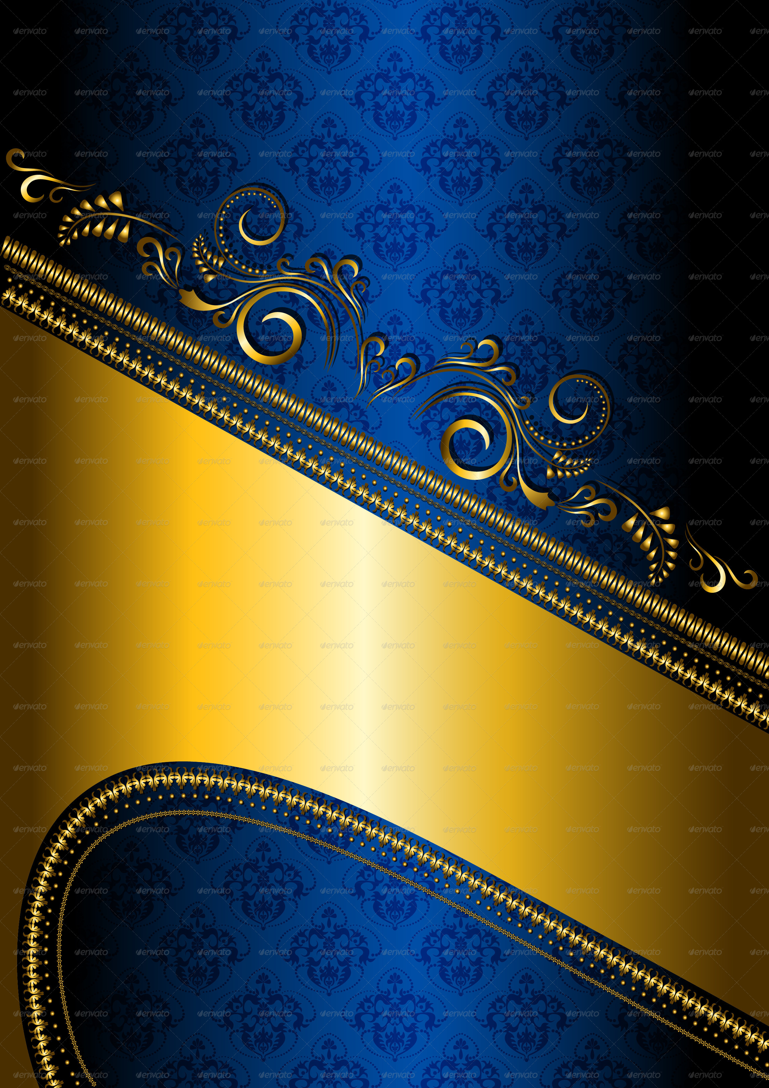 Gold Corner.jpg Gold Corner.png - Blue And Gold, Transparent background PNG HD thumbnail