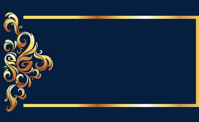 Gold Line Border European Vector, Border Vector, Border Gold, Continental Vector Png And - Blue And Gold, Transparent background PNG HD thumbnail