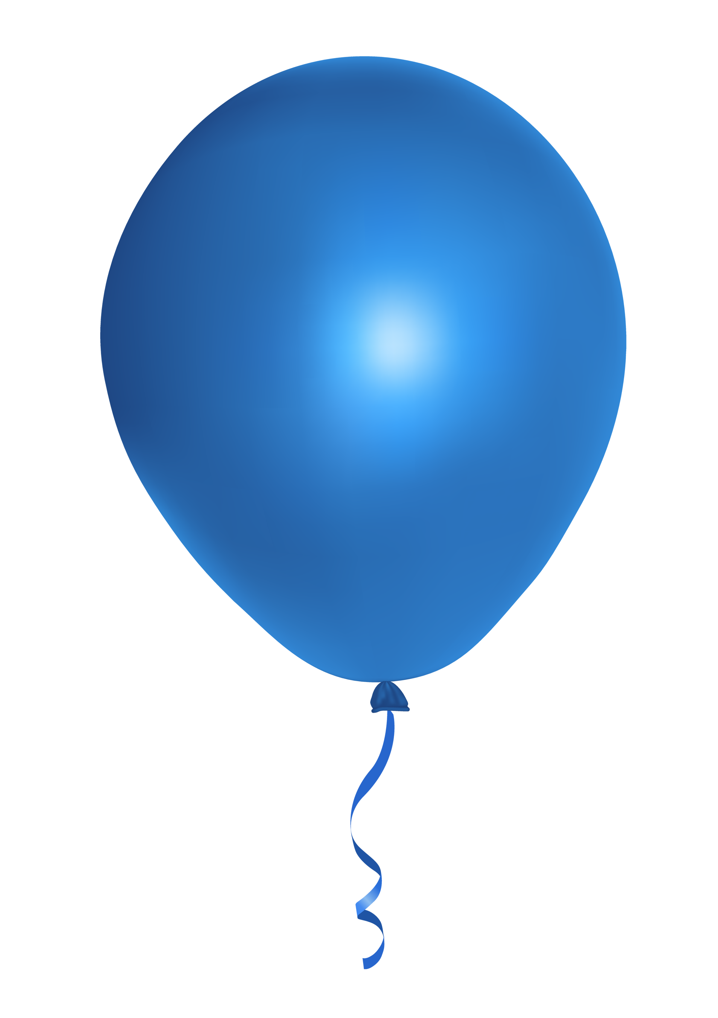 Blue Balloon Png Image - Balloon, Transparent background PNG HD thumbnail