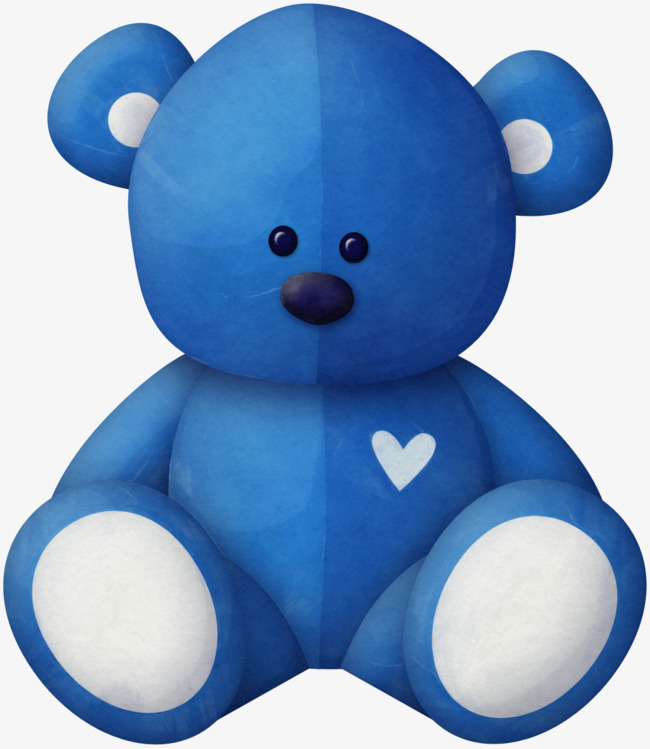 Blue Bear Doll Sticker, Decoration, Bear, Doll Png Image And Clipart - Blue Bear, Transparent background PNG HD thumbnail