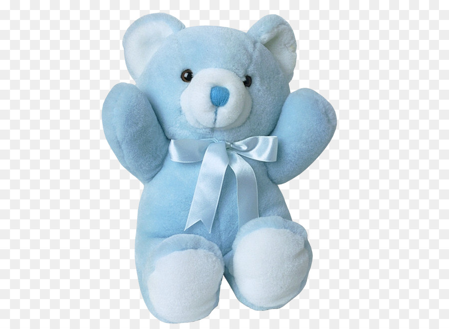 Infant Boy Greeting Card Child   Light Blue Bear - Blue Bear, Transparent background PNG HD thumbnail