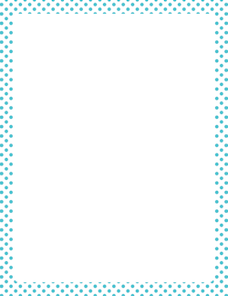 Blue And White Polka Dot Border - Blue Chevron Border, Transparent background PNG HD thumbnail