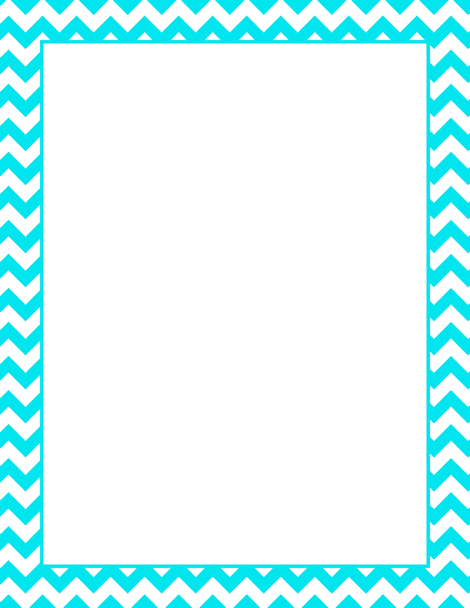Free Turquoise Chevron Border Templates Including Printable Border Paper And Clip Art Versions. File Formats Include Gif, Jpg, Pdf, And Png. - Blue Chevron Border, Transparent background PNG HD thumbnail