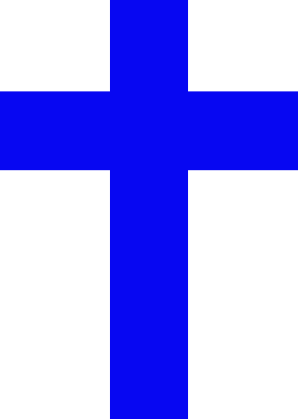 Download This Image As: - Blue Cross, Transparent background PNG HD thumbnail
