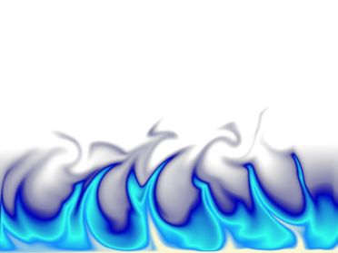 Blue Fire Transparent Backgro