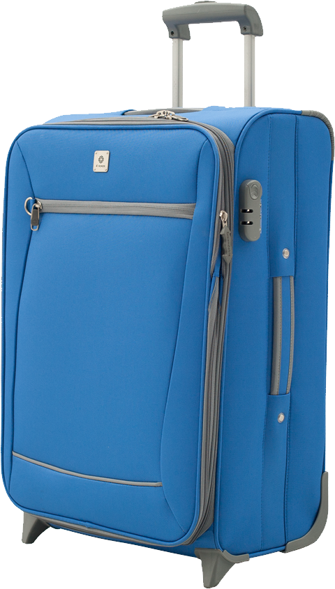 Blue Luggage Png Image - Luggage, Transparent background PNG HD thumbnail