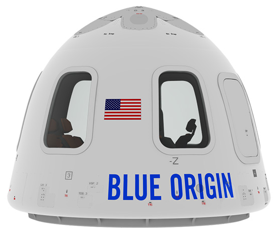 Side Of Capsule! - Blue Origin, Transparent background PNG HD thumbnail