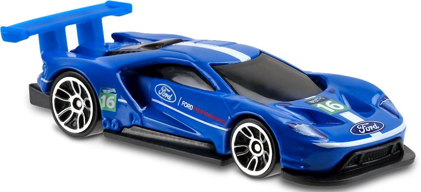 2016 Ford Gt Race Dtw92.png - Blue Race Car, Transparent background PNG HD thumbnail