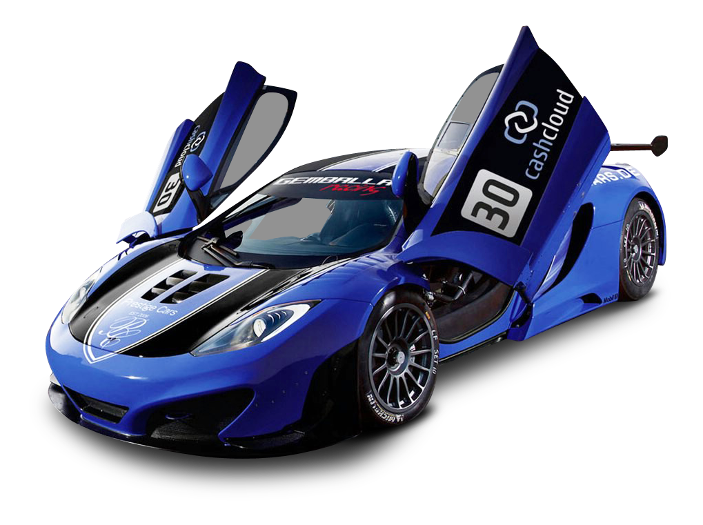 This High Quality Free Png Image Without Any Background Is About Car, Vehicle, Transport - Blue Race Car, Transparent background PNG HD thumbnail