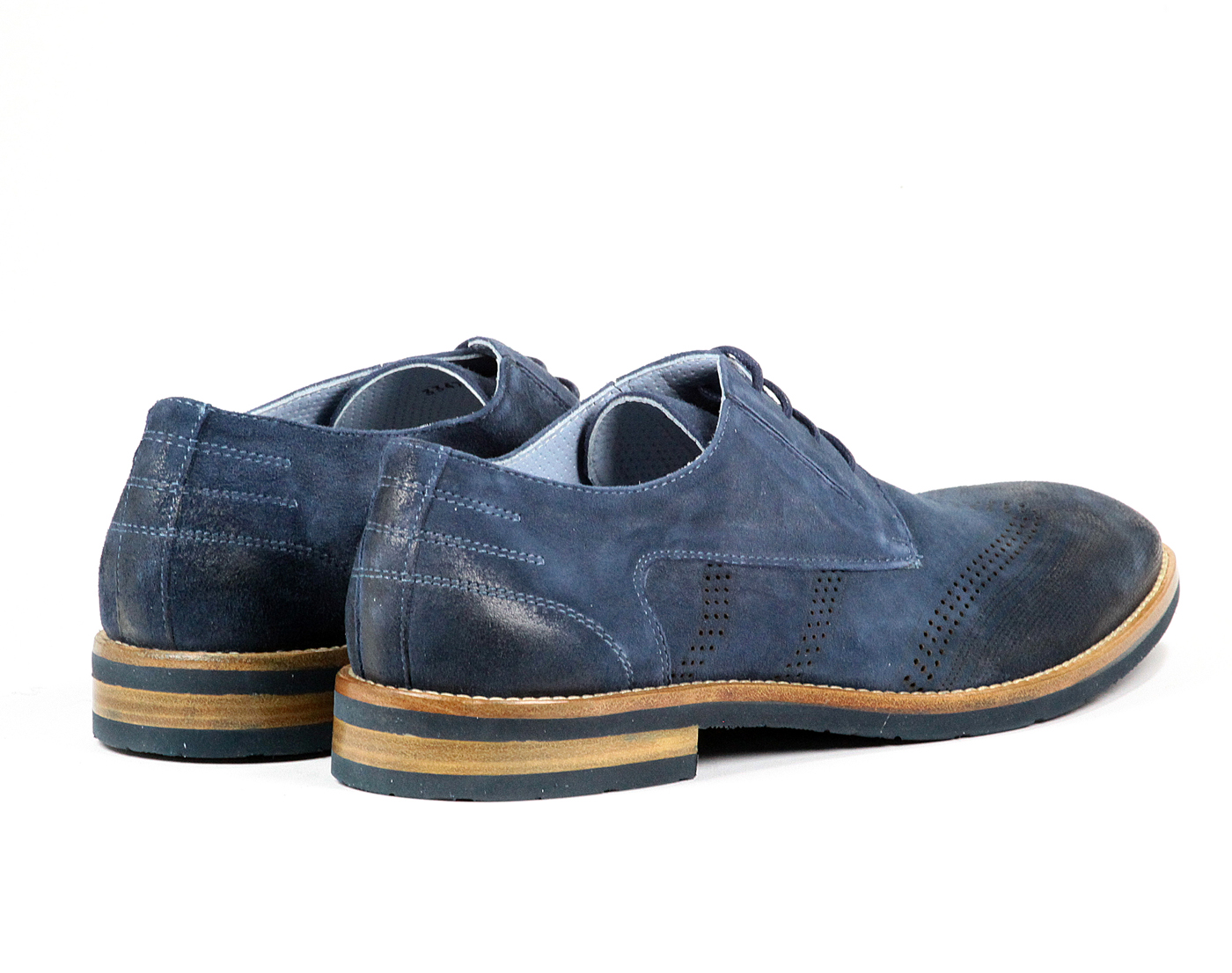 000002981 Bagatto Shoes - Blue Suede Shoes, Transparent background PNG HD thumbnail