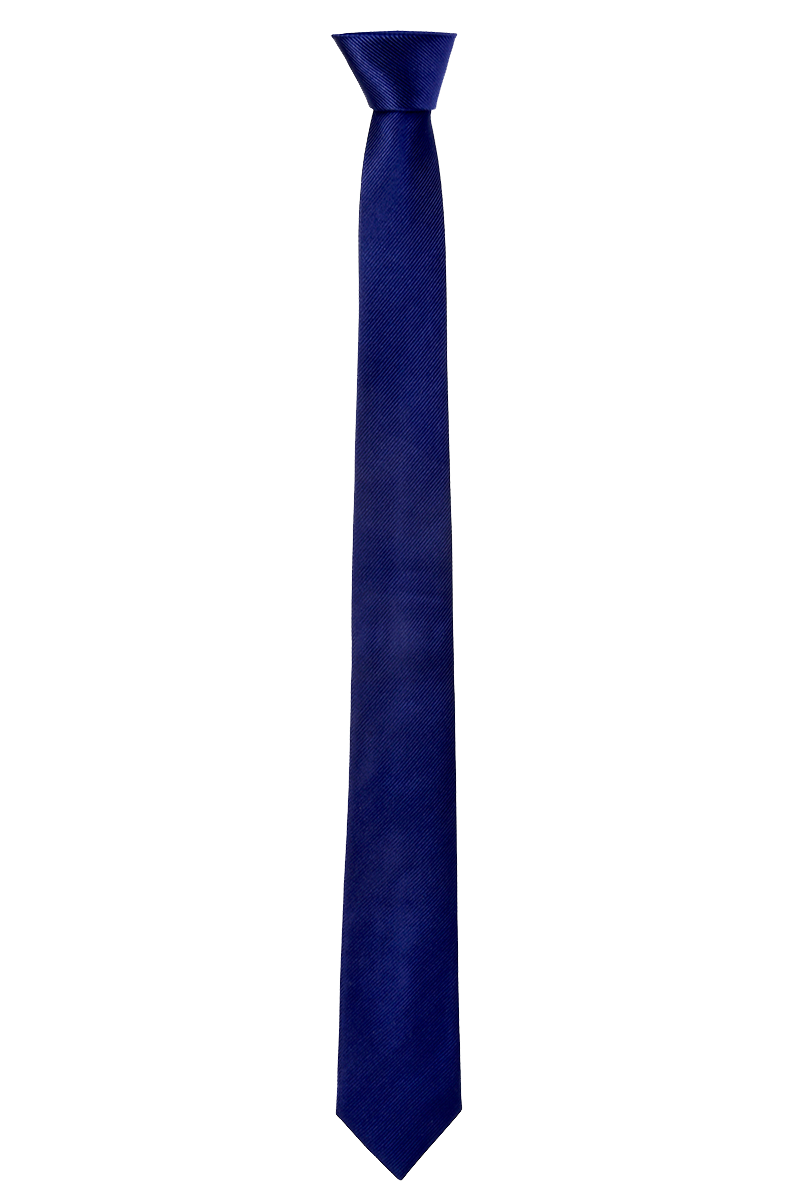 Skinny Oswald Tie In Navy Blue - Blue Tie, Transparent background PNG HD thumbnail