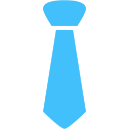 Tie Icon - Blue Tie, Transparent background PNG HD thumbnail